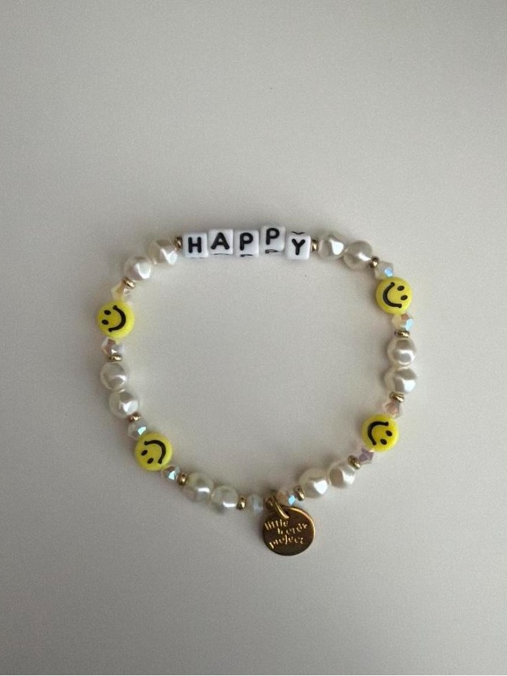 Happy Little Words Project bracelet